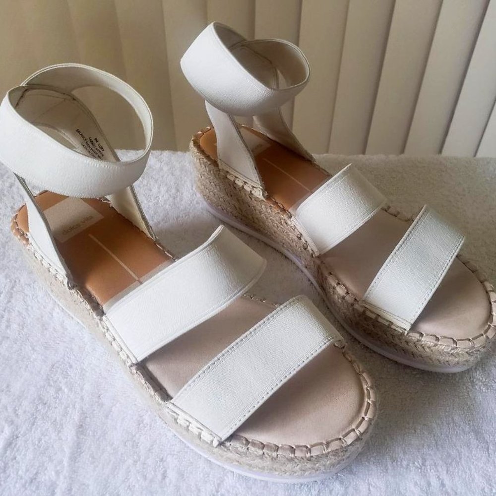 Dolce Vita Beige wedge espadrilles, Size 8M